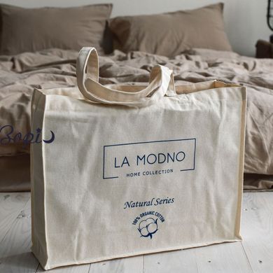 Постільна білизна із вареної бавовни La Modno CAPPUCCINO капучіно півтораспальна 200305 фото