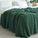 Покривало 220х240 LA MODNO GENOVA DUCK GREEN темно-зелене 200415 фото 3