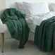Покривало 220х240 LA MODNO GENOVA DUCK GREEN темно-зелене 200415 фото 5