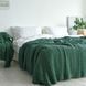 Покривало 220х240 LA MODNO GENOVA DUCK GREEN темно-зелене 200415 фото 4