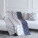 Плед 150x200 LA MODNO DIAMOND BLUEBERRY-BEIGE фіолетово-бежевий 200178 фото 3