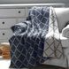 Плед 150x200 LA MODNO DIAMOND BLUEBERRY-BEIGE фіолетово-бежевий 200178 фото 4