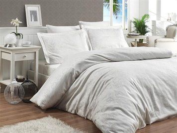 Сімейний комплект постільної білизни First Choice жаккард Sofya krem 2х160x220 m018197 фото