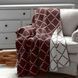 Плед 150x200 LA MODNO DIAMOND BROWN-ECRU коричнево-бежевий 200179 фото 3
