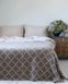 Плед 150x200 LA MODNO DIAMOND DARK BEIGE-BEIGE темно бежевий-бежевий 200177 фото 2