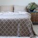 Плед 150x200 LA MODNO DIAMOND DARK BEIGE-BEIGE темно бежевий-бежевий 200177 фото 1