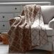 Плед 150x200 LA MODNO DIAMOND DARK BEIGE-BEIGE темно бежевий-бежевий 200177 фото 4