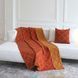 Плед 150x200 LA MODNO DIAMOND ORANGE-MUSTARD помаранчовий-гірчичний 200176 фото 5