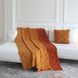 Плед 150x200 LA MODNO DIAMOND ORANGE-MUSTARD помаранчовий-гірчичний 200176 фото 6