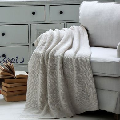 Покривало 220х240 LA MODNO CORN NATURAL LINEN бежеве 200231 фото