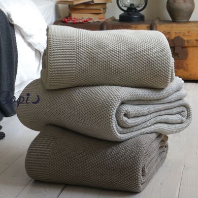 Покривало 220х240 LA MODNO CORN NATURAL LINEN бежеве 200231 фото
