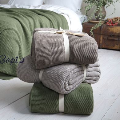 Покривало 220х240 LA MODNO CORN NATURAL LINEN бежеве 200231 фото