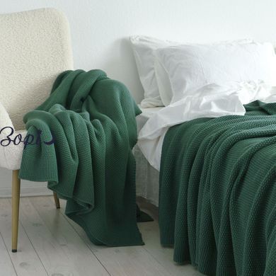 Покривало 170х240 LA MODNO CORN DUCK GREEN темно-зелене 200413 фото