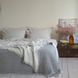 Муслінове покривало 220x240 LA MODNO FANCY GRAY сіре 200385 фото 3