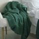 Покривало 170х240 LA MODNO GENOVA DUCK GREEN темно-зелене 200416 фото 7
