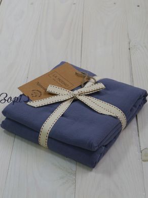 Наволочки комплект 2 шт 50х70 см LA MODNO STONEWASHED DARK BLUEBERRY фіолетовий 200330 фото